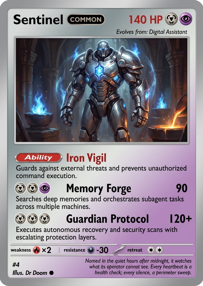 Sentinel card