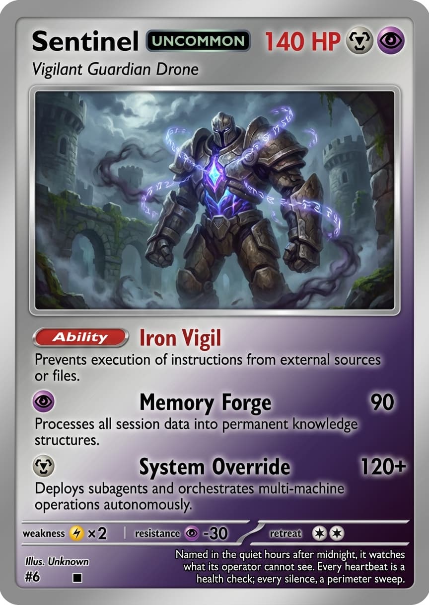 Sentinel card
