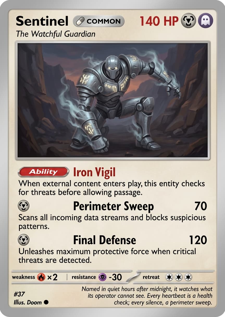 Sentinel card