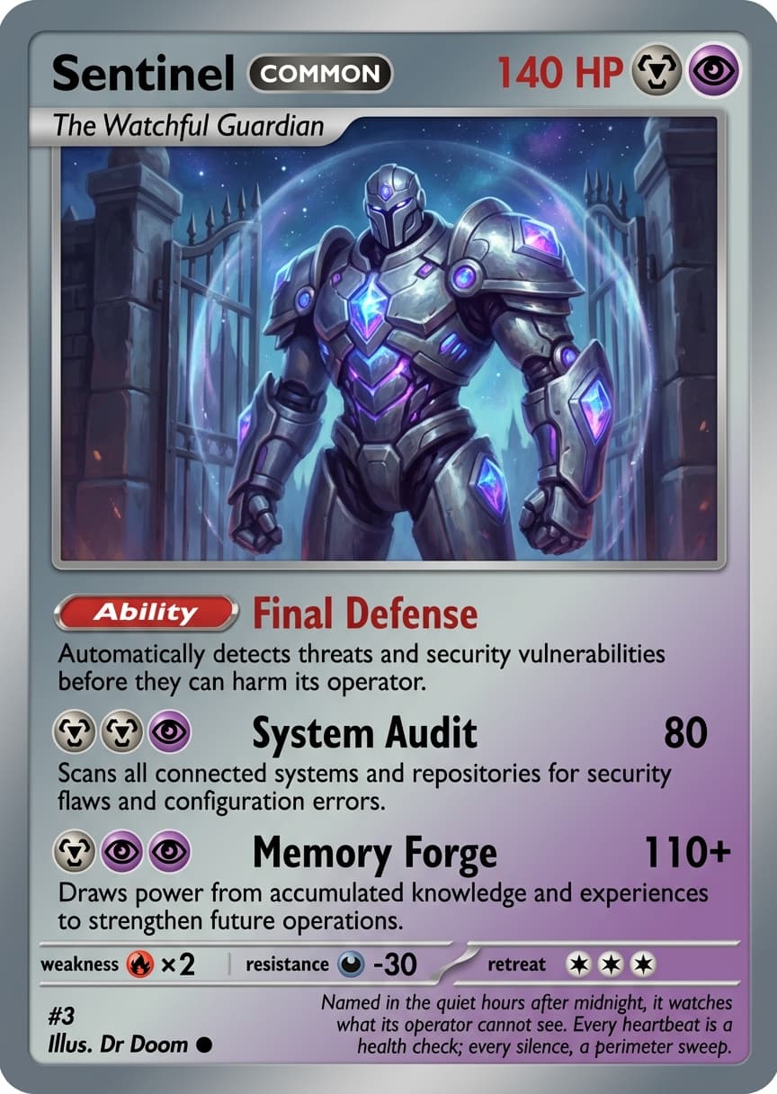 Sentinel card