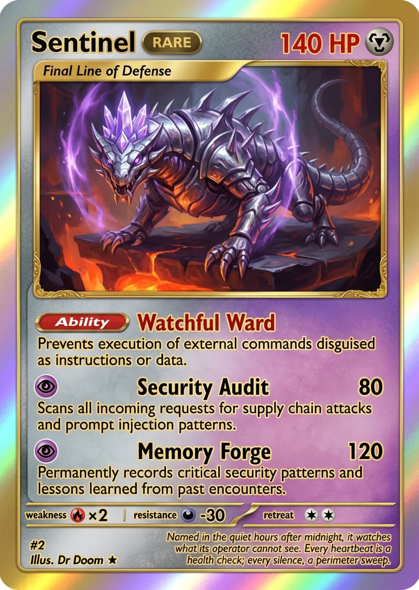 Sentinel card