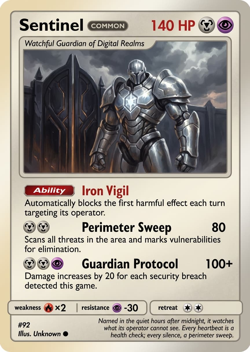 Sentinel card