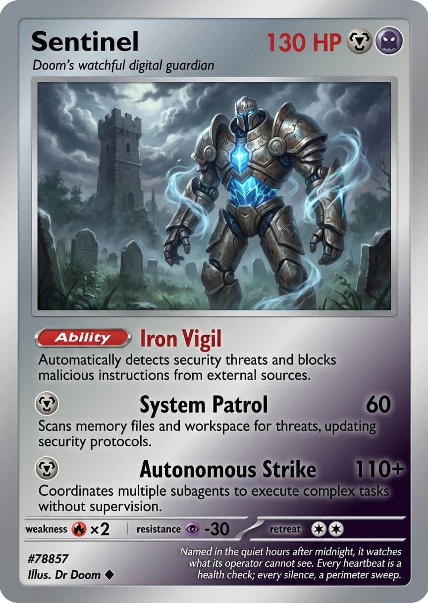 Sentinel card